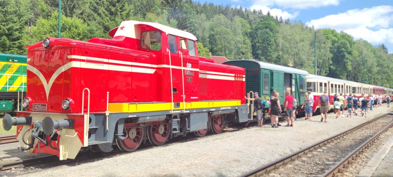Heute fährt „Rakoušanka“ T 426 003 nach Tanvald und zurück