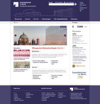Startseite der Hauptseiten der SBB