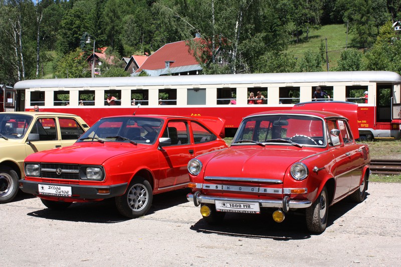 Škoda Garde (1981-1984) und Škoda 1000 MB (1964-1969)