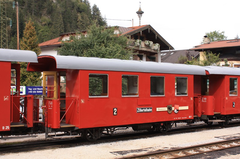 Personenwagen AB 1 in Mayrhofen
