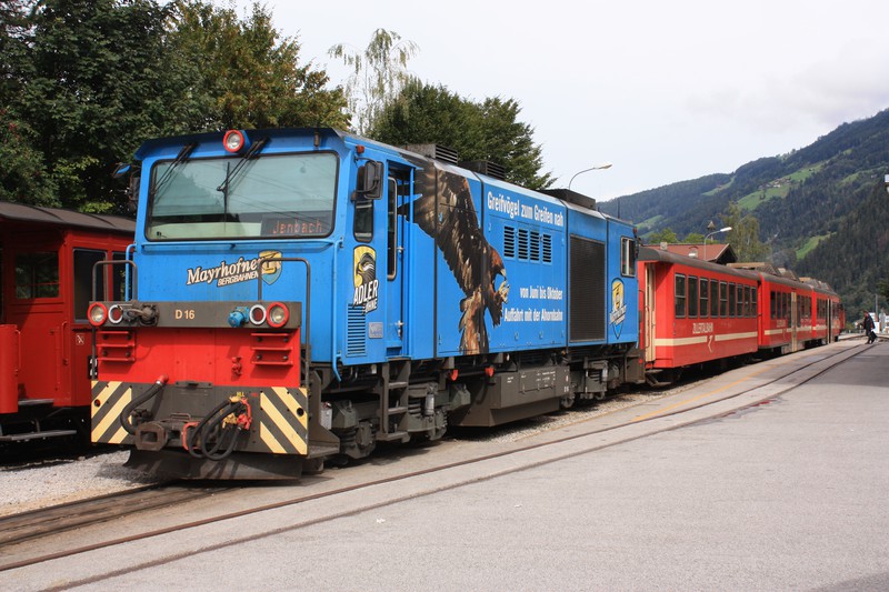 Der komplette Zug in Mayrhofen