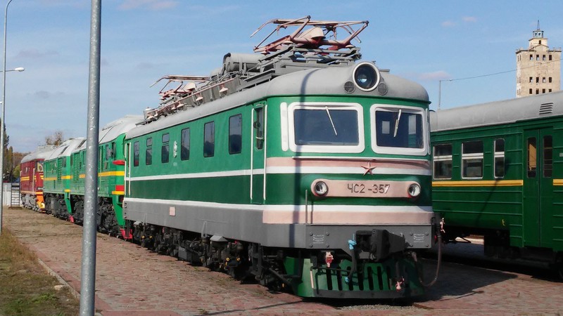 Gleichstrom-Güterzuglok ЧС2-357 der Укрзализныця