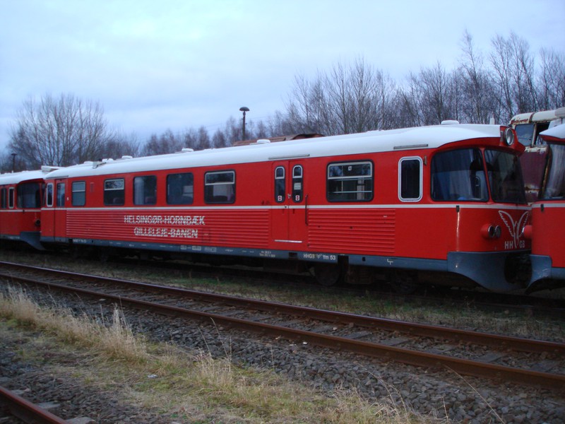 Ym 53 der Helsingør-Hornbæk Gillele-Banen in Meyenburg