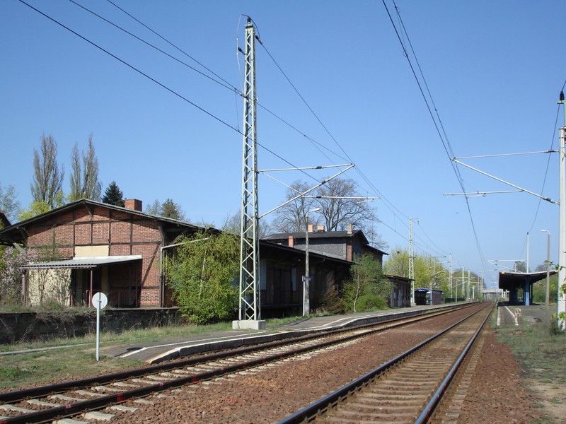 Übersicht über den Bahnhof Neupetershain