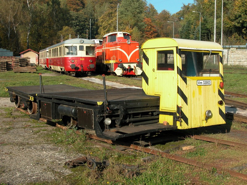 Fahrzeuge der Tannwalder Zahnradbahn in Tanvald